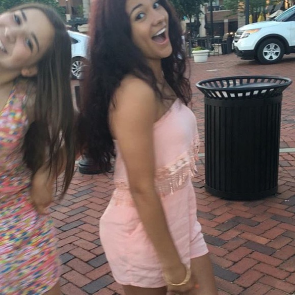 Pink romper